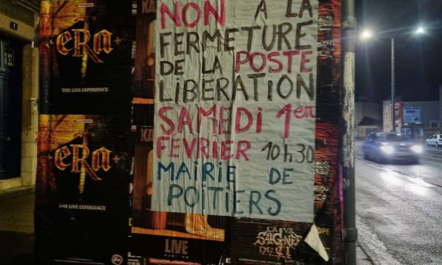 Petition : Non à la fermeture du bureau de poste Poitiers Libération