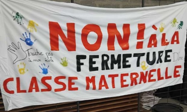 Petition : Fermeture d'une classe de maternelle = la classe de grande section delocalisée chez les CP (en primaire !)