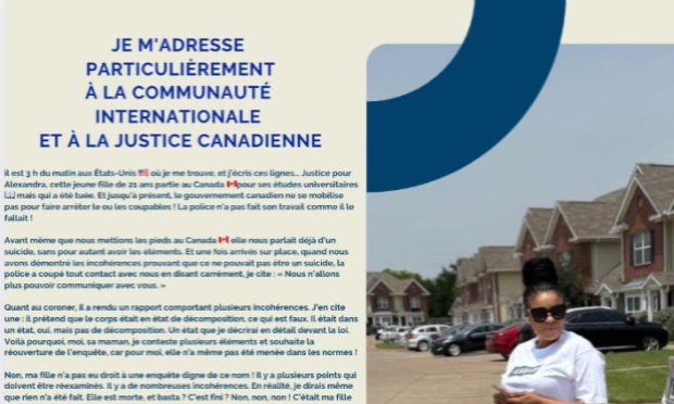 Petition : Justice pour la mémoire d'Alexandra Martine Diengo Lumbayi : pour une enquête approfondie avant le rapatriement du corps de l'étudiante en République Démocratique du Congo !