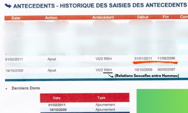 Petition : Non au fichage des homosexuels par l’Etablissement Français du Sang !