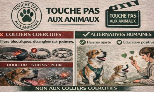 Petition : Pour une interdiction générale des colliers coercitifs, y compris pour les particuliers