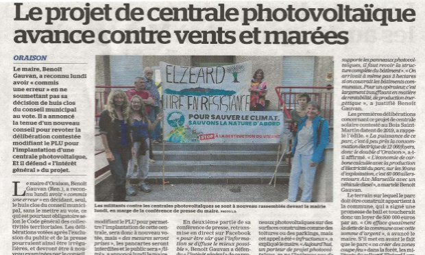 Pétition : Non au défrichement du bois saint-martin pour une centrale photovoltaïque industrielle.