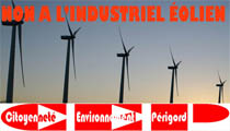 Nous refusons le développement de l'éolien industriel en Périgord