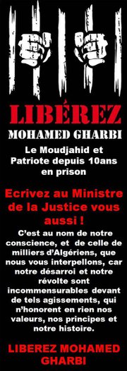 Lib&eacute;ration de Mohamed Gharbi