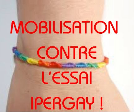 Mobilisation contre l'essai Ipergay