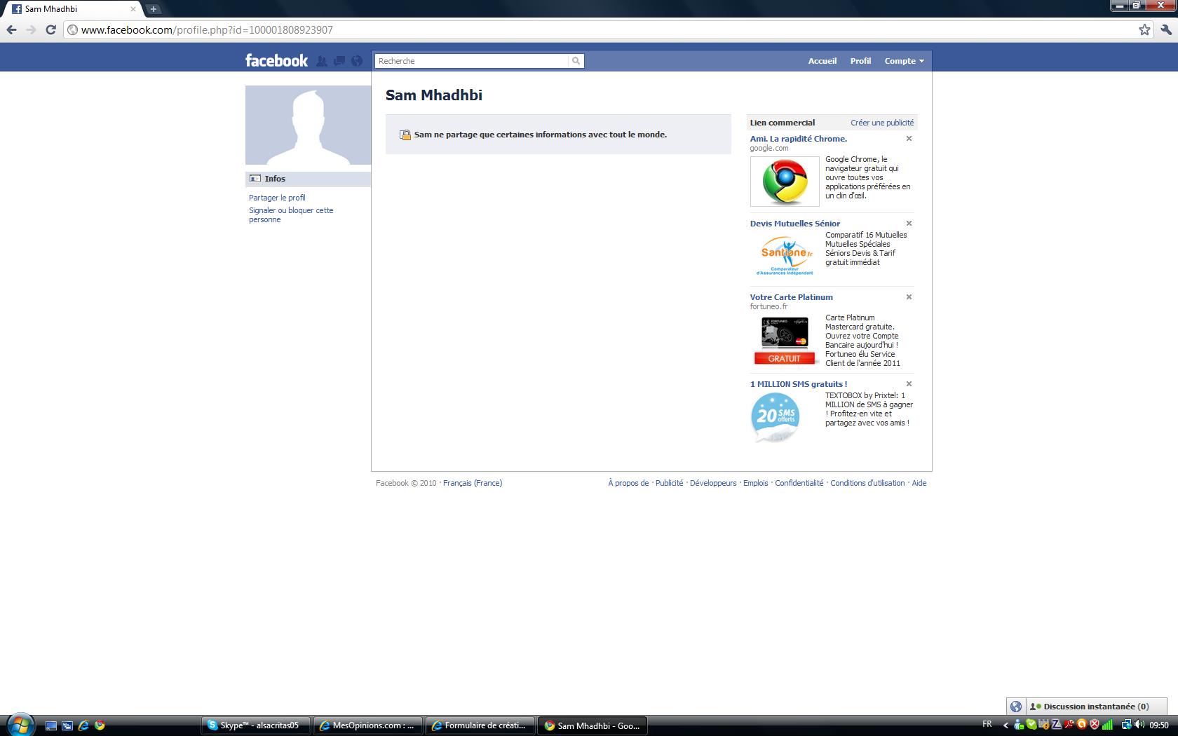 Piratage comptes Hotmail&Facebook par Sam Mhedhbi