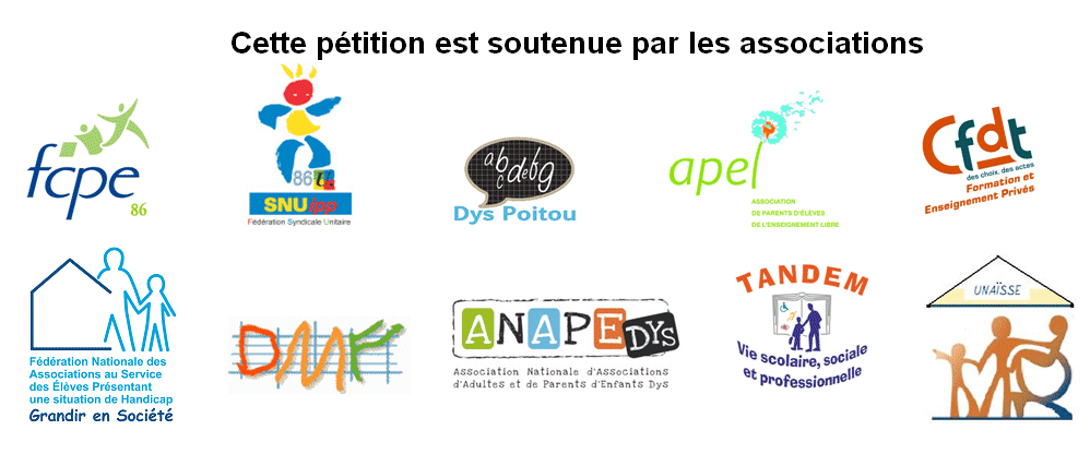 Pour que tous les enfants en attente d'une AVS dans d'Académie de Poitiers obtiennent rapidement satisfaction