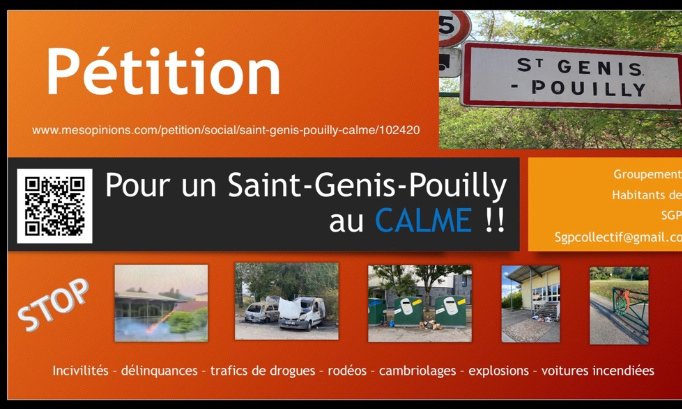 POUR un Saint-Genis-Pouilly au CALME !!!