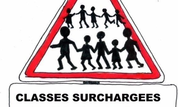 Contre la fermeture de classe à Cassagne