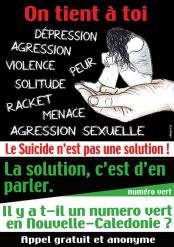 Pour un plan de prévention et d'action contre le suicide des jeunes en Nouvelle-Calédonie