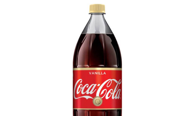 Réinsertion du coca cola vanille en bouteille