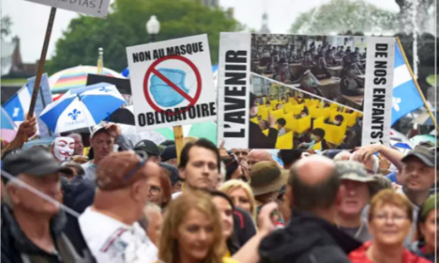 Levons-nous contre le port du masque et les mesures sanitaires inutiles !