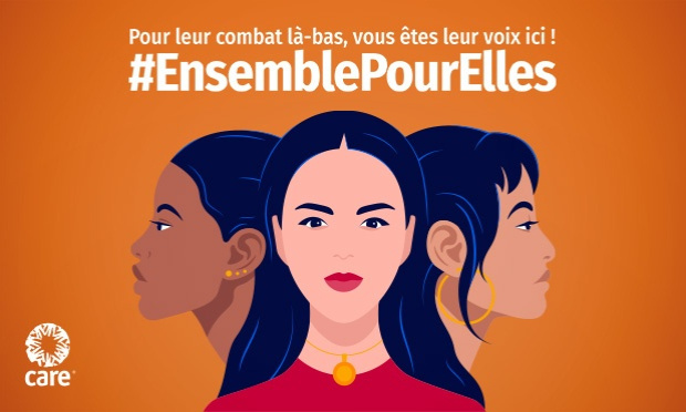 Pour leur combat là-bas, vous êtes leur voix ici ! #EnsemblePourElles