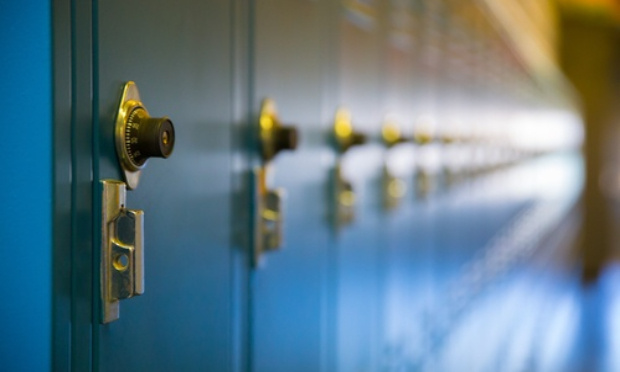 Des casiers au collège Saint-Exupéry de Condom