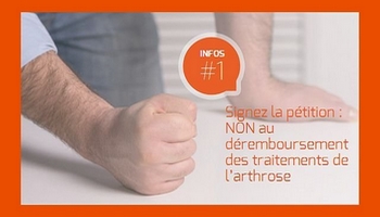 Contre le projet de déremboursement des traitements de l'arthrose