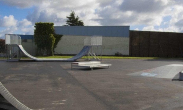 Construction d'un nouveau skatepark à Clohars Fouesnant