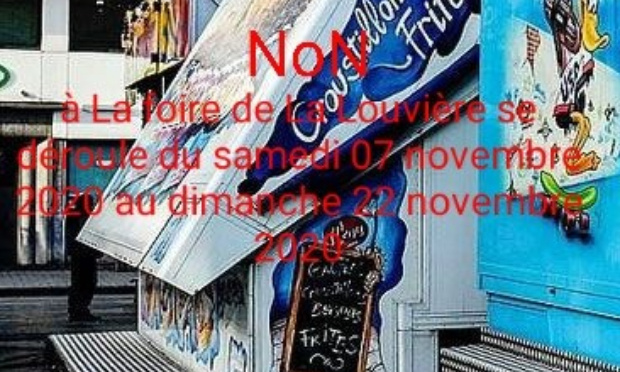La Louvière : non à la foire de Novembre !