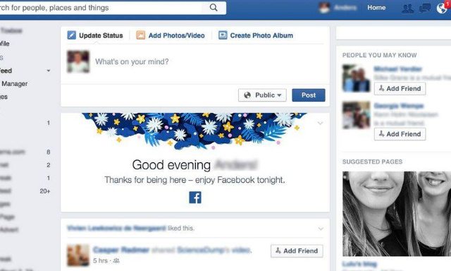 NON à la nouvelle version Facebook