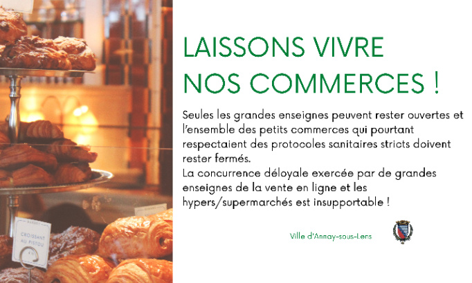 Laissons vivre nos commerces !