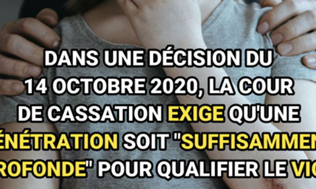 Non à la décision de la cours de cassation sur des viols d'enfants