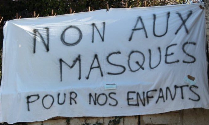 Protégeons nos enfants : bas les masques - Collectif pour le 93.