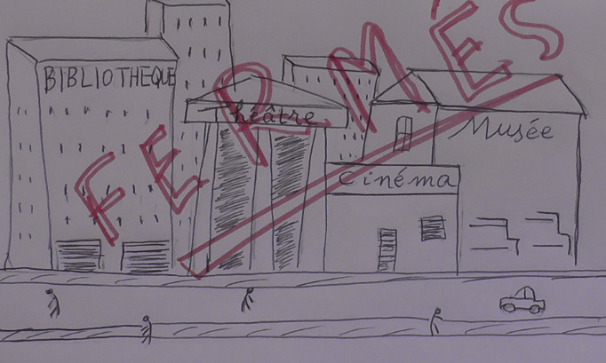 Réouverture aussi vite que possible des lieux culturels et de partage