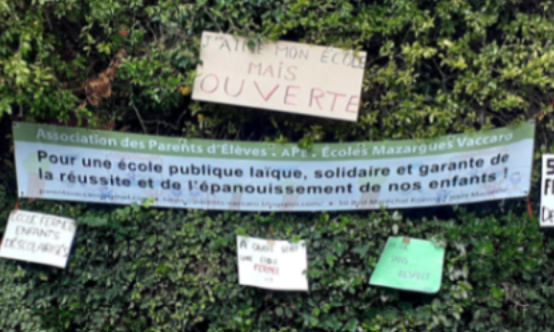 Madame la Maire de Marseille, donnez à l'école les moyens qu'elle mérite !