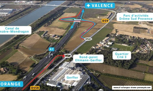 Non à l'échangeur Autoroutier A7 Drôme Provençale