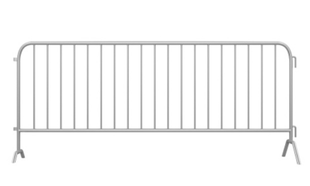 Installation de barrières le long du trottoir boulevard Carnot