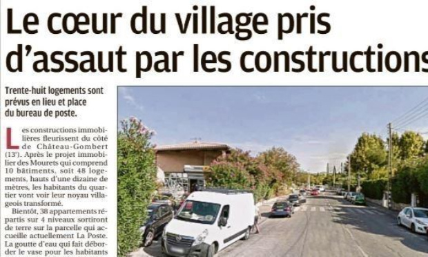 MAINTIEN de la Poste et annulation de construction de logements