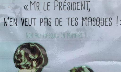 Pétition pour le retrait de la mesure du port du masque à l'ecole dès 6 ans