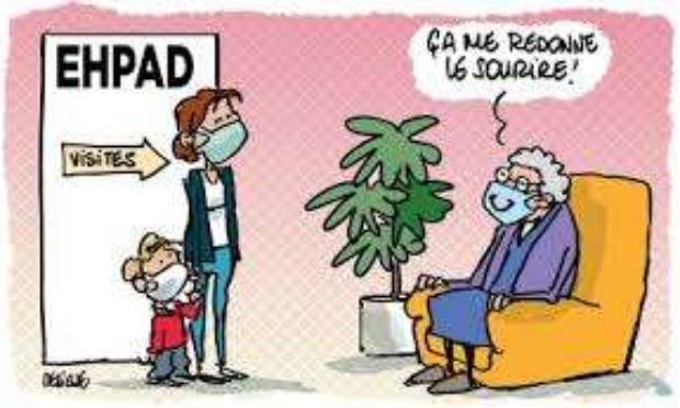 Droit de visite le week-end à l'EHPAD de Vaugneray