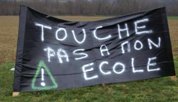 Ensemble contre la fermeture de classe Ecole des Fougères Fougerolles 70220