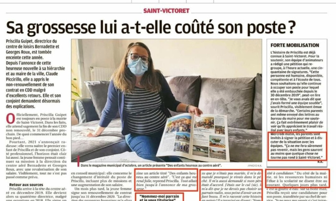 Un bébé ou un travail : à Saint-Victoret il faut choisir