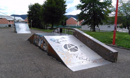 Construction d'un nouveau skatepark à Champagnole