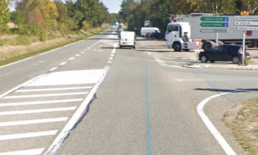 Création d’un carrefour à sens giratoire