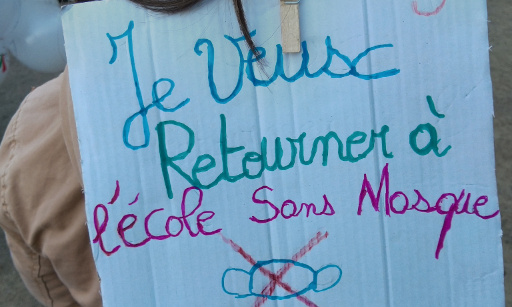 Soutien au recours devant la Cour Européenne des Droits de l'Homme du Collectif 49 - Suspendre l'obligation du port du masque à l'école