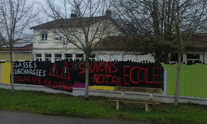 NON à la fermeture d'une classe à St-Secondin