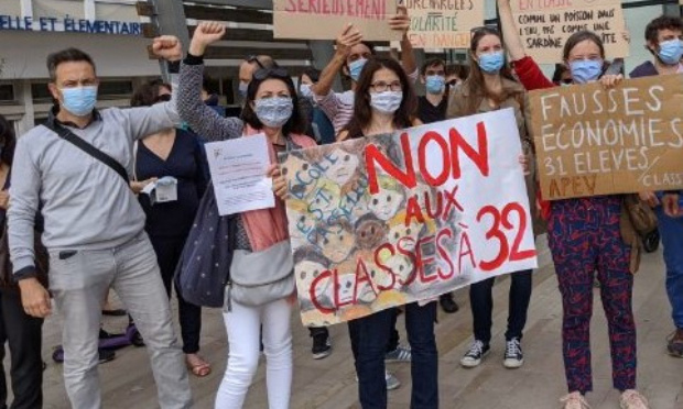 Non à une nouvelle fermeture de classe à Passeleu en Septembre 2021