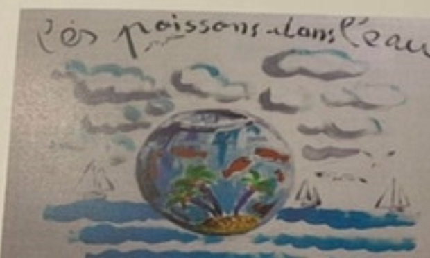 Contre la fermeture du jardin d’enfants les poissons dans l’eau de La Flotte en Ré