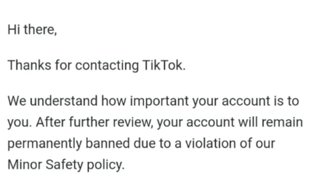 Reactiver mon compte tik tok Skymiss94