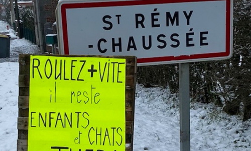 Vitesse excessive = Danger pour nos vies