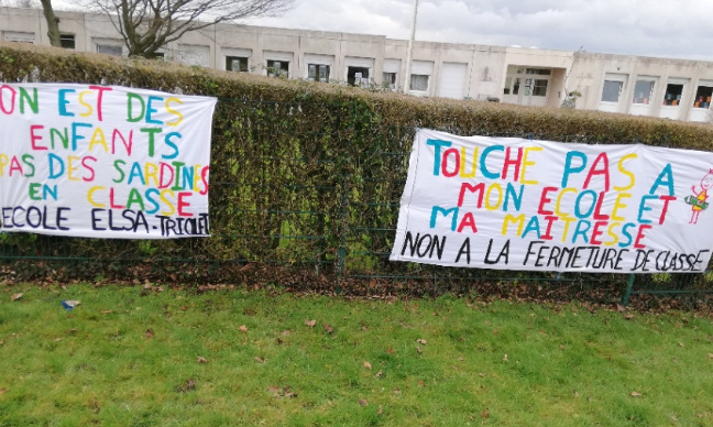 NON à la fermeture de classe !