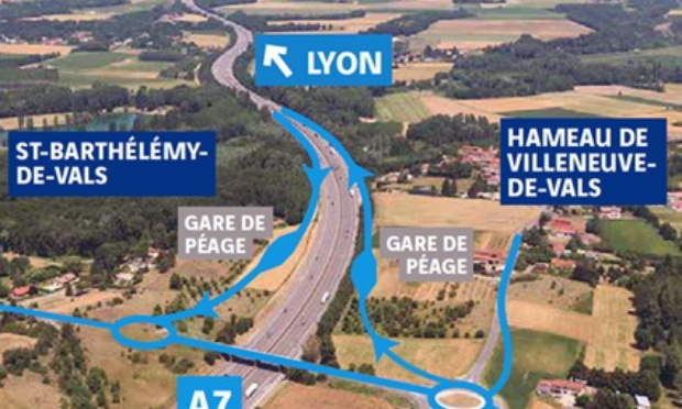 NON aux demi-échangeurs de Villeneuve-de-Vals et St-Rambert-d'Albon