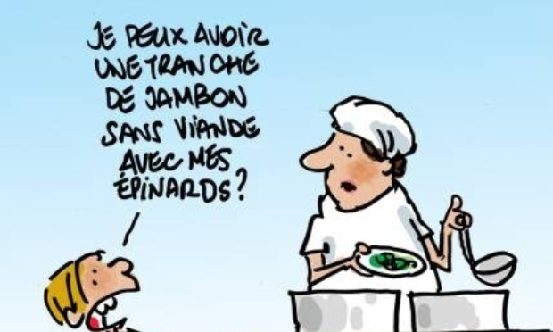 Laisser le choix dans les cantines, ne rien imposer merci !