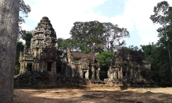 Non au parc d'attraction près des temples à Siem Reap au Cambodge par les chinois