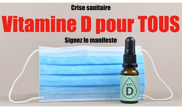 Crise sanitaire : exigez la vitamine D pour tous, maintenant !