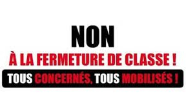 Non à la fermeture d'une classe pour l'école du Luart