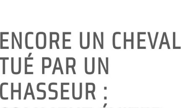 Non à l'association de la FFE et de la fédération des chasseurs.