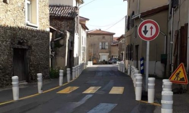 Aménagement dangereux route de Tapigneux à La Cula